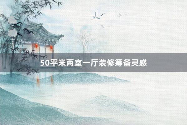 50平米两室一厅装修筹备灵感